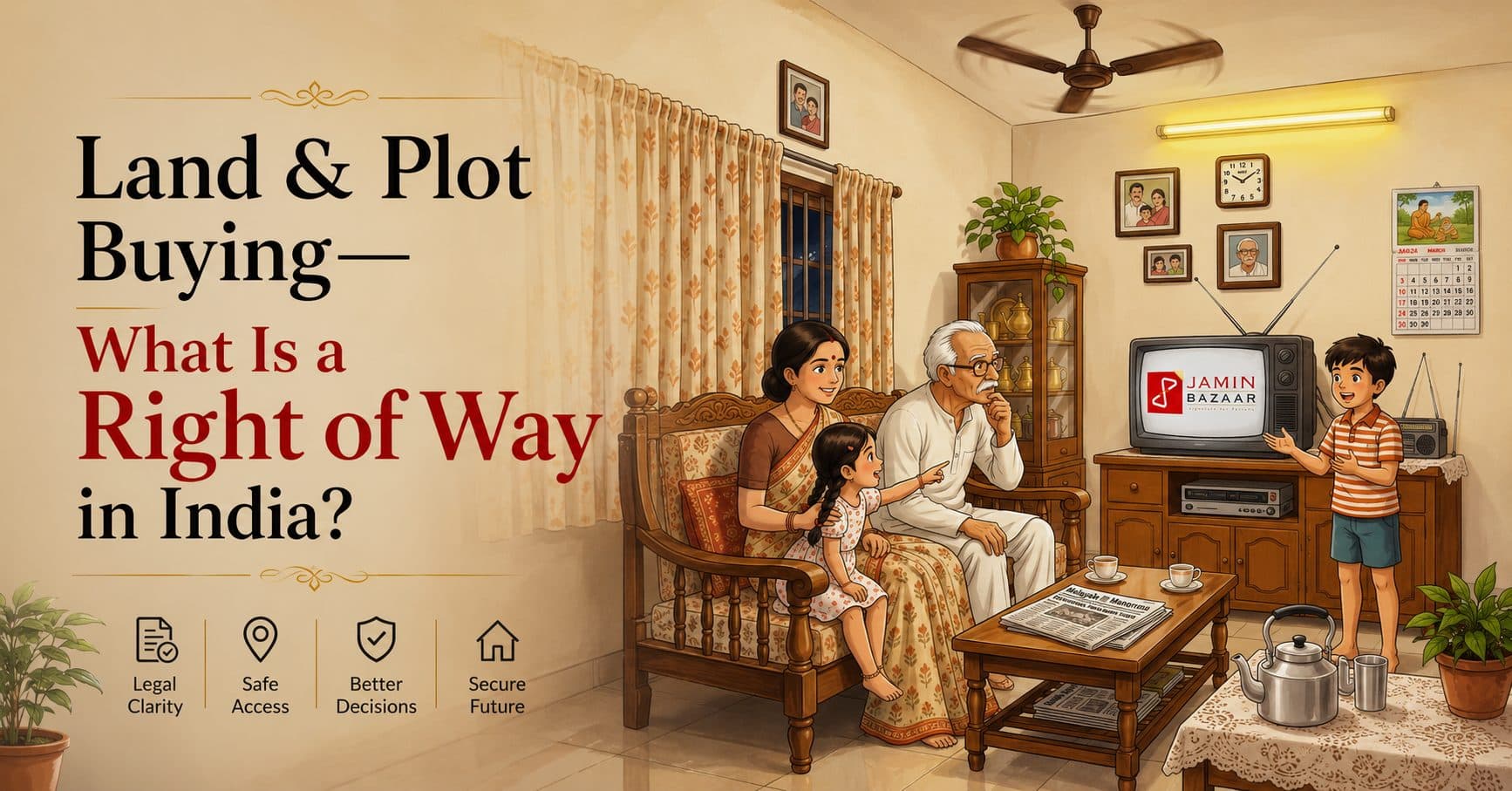 Right of way in India guide for land and plot buyers
